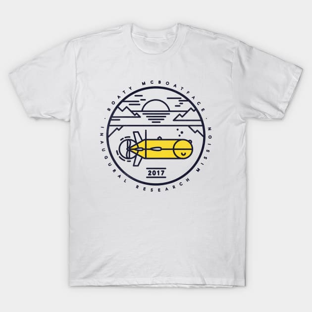 Boaty McBoatface Launch T-Shirt by graysond
